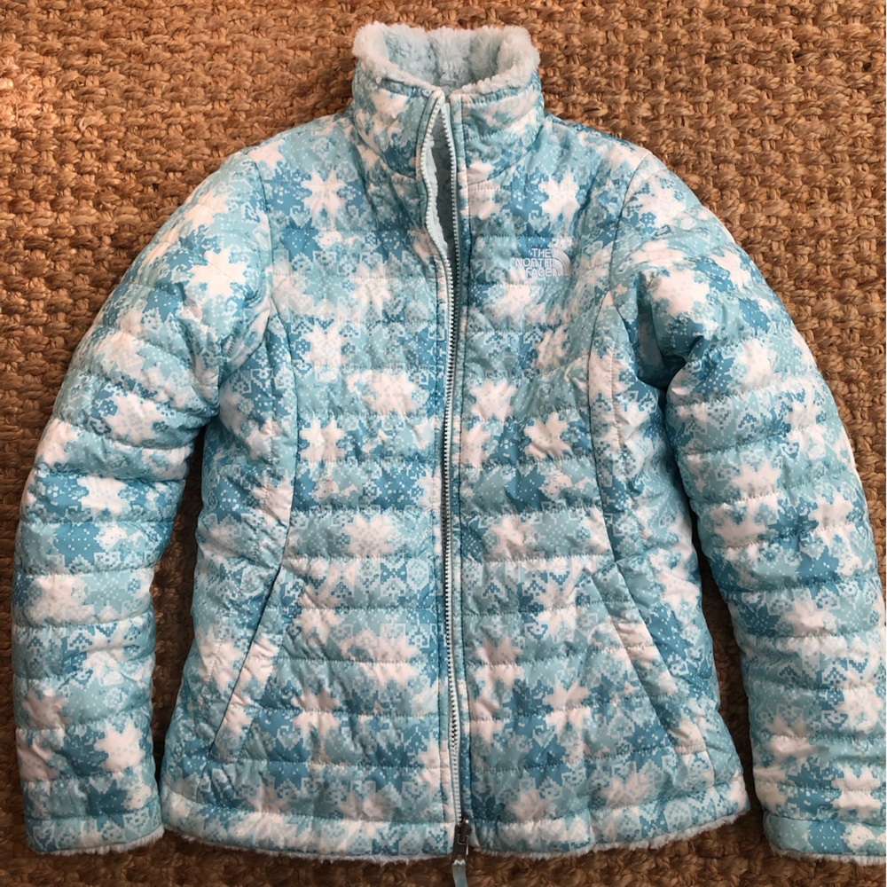 The North Face Mossbud Reversible Jacket. Size 14 / 16